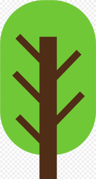 Grass Leaf Symbol Tree Square Icon Png Transparent