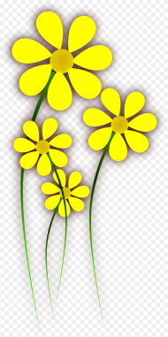 Yellow Flowers Clipart Hd Png