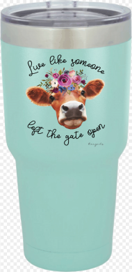 Live Like Someone Left the Gate Open Cow 