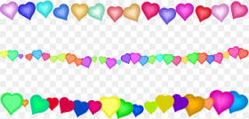 Heart Page Border Decorations Heart Borders Clipart Hd