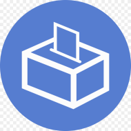Election Polling Box  Outline Icon Cube Icon