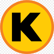 Letter K in a Circle Png