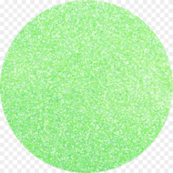 Lime Green Glitter Circle Png