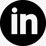 Linkedin Png Icon Linkedin Icon Black Circle