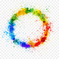 Paint Paintsplatter Paintsplash Circle Ftestickers Color Splash Vector