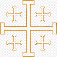 Jerusalem Cross Png Transparent
