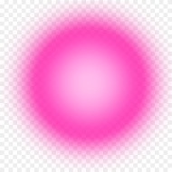 Pink Transparent Glow Circle Png HD