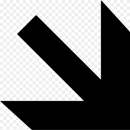 Arrow Pointing Down Left Direction Svg Png Icon