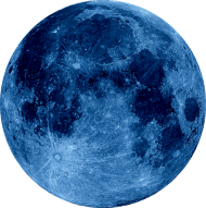 moon png blue hd