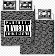 Parental Advisory Camo Dbl Pnl Explicit Content Parental