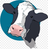 Dairy Cow Face Clip Art Hd Png Download