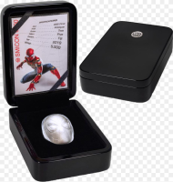 Spider Man Mask Marvel  Oz Silver Coin