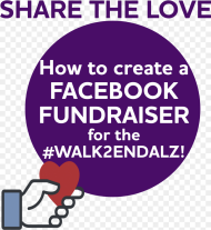 Walk to End Alzheimers Facebook Fundraiser  png