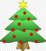 Christmas Tree Images Cartoon Hd Png Download