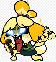 Aggretsuko and Isabelle Png HD