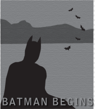 Batman Begins Minimalist Poster Hd Png Download