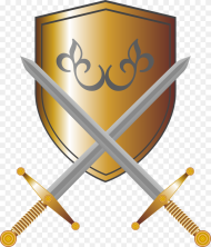 Coat of Arms Shield Swords Knight Fantasy Medieval