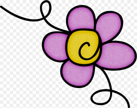 Floral Design Clipart Png  Flower Doodle Clip