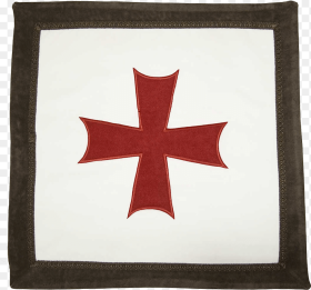 Templar Knight Cross Cushion by Marto Clipart Transparent