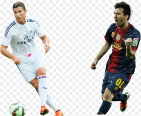 Messi and Ronaldo png Transparent png