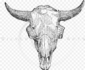 Aztec Clipart Cow Skull Hd Png Download
