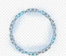 Frame Blue Circle Cool Vector Circle Border Png