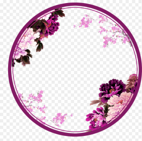 Mq Purple Japan Flowers Flower Circle Circles Border