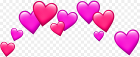 Pink Heart Tumblr Hearts Sticker Emojis Iphoneemoji Transparent