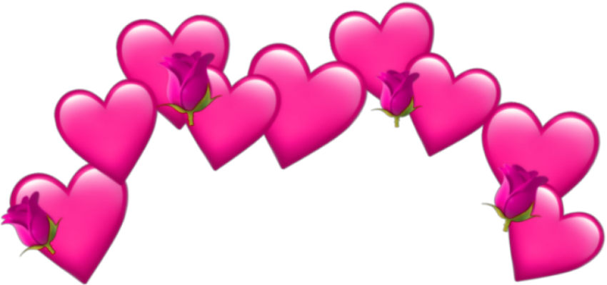 pink heart emoji png