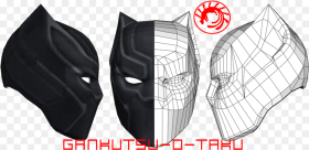 Batman Mask Template Pepakura Mask Pepakura Hd Png