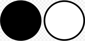 Black White Gui Circles Black and White Colours