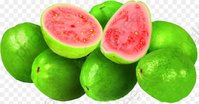 Cut Pomegranate Guava Jigsaw Common Guava Hd Png