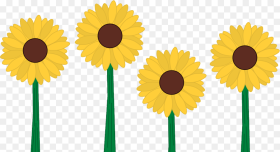 April Showers Bring May Flowers Sunflower Flower Clipart