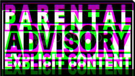 Ftestickers Parental Tumblr Glitch Colorful Parental Advisory Explct