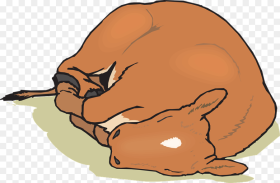 Sleeping Cow Png Horse Sleep Png Transparent Png