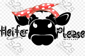 Heifer Please Dairy Cow Hd Png Download