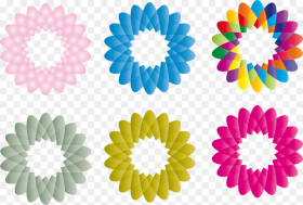 Flower Pngs Printable Colorful Color Flowers Png