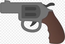 Pistol Icon Transparent Background Gun Emoji Png HD
