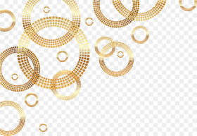 Golden Gold Euclidean Vector Circle Ring Clipart Gold