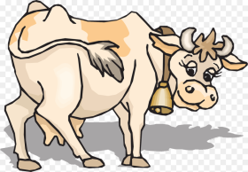 Farm Animals Clipart Gif Light Brown Cow Clipart