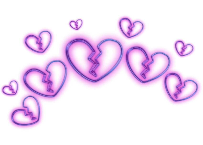 aesthetic png hearts