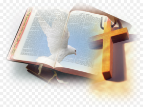 Bible and Cross and Dove Png HD