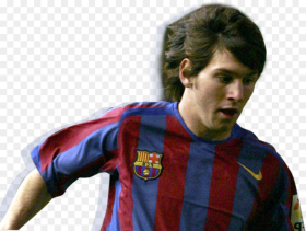 Lionel Messi Barcelona First Appearance  png