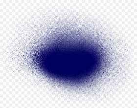 Blue Paint Spray Circle Png