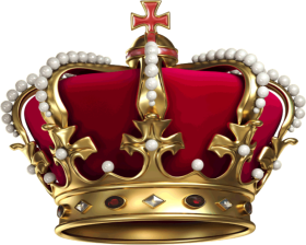 crown png red and gold