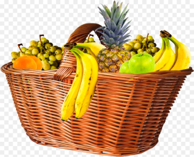 Fruit Basket Png Image Fruit Basket Transparent Background