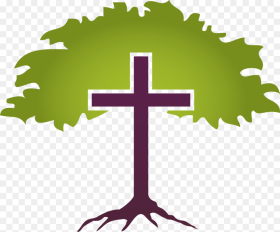 Family Clipart Church Clip Art Tree Cross Hd