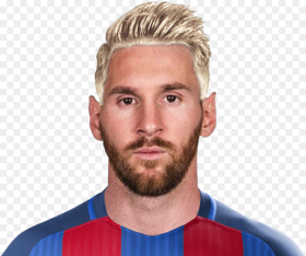 Messi Blonde Face png  Messi Face