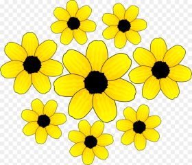 Yellow Flower Clipart Gumamela Yellow Flowers Clipart Hd