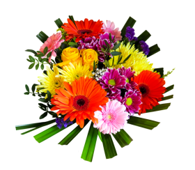 Bouquet flowers PNG image with transparent